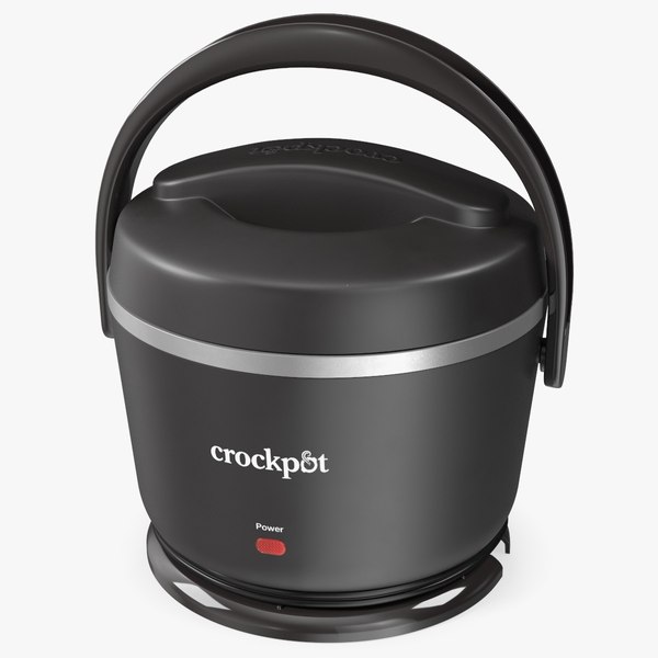 Electric Lunch Box Crockpot Black 3D model - TurboSquid 2025420