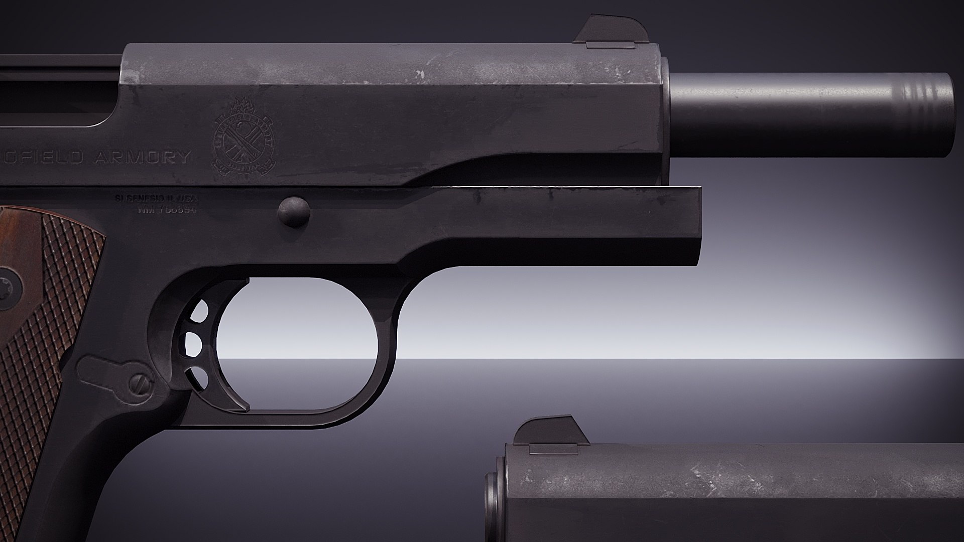 3D M1911 - Pistol https://p.turbosquid.com/ts-thumb/wx/ZvGYH1/w1/cam_weel/jpg/1767772617/1920x1080/fit_q87/be9ee7ae19789e15263983ec756e46f64820b7aa/cam_weel.jpg
