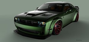 car liberty walk challenger 3dm