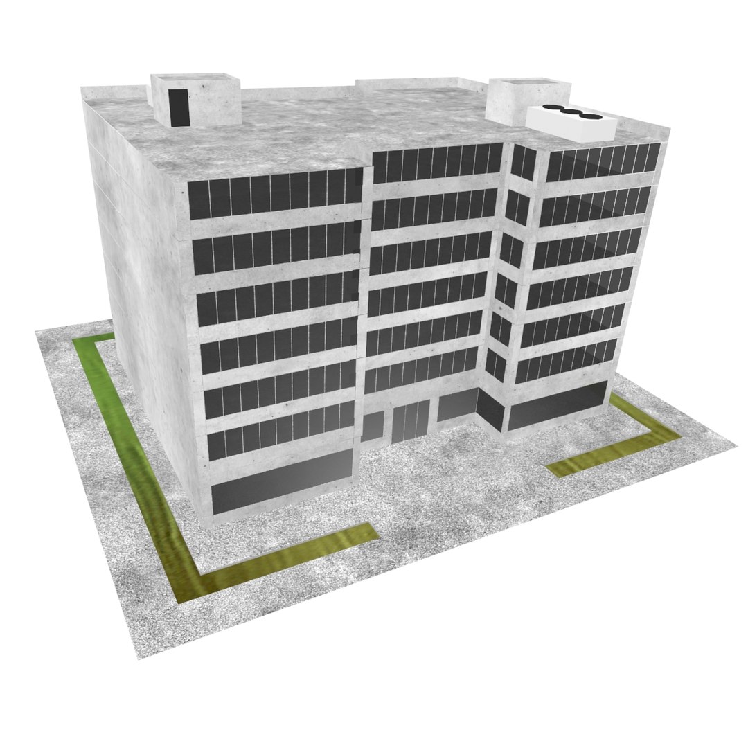 3d model of office build 10