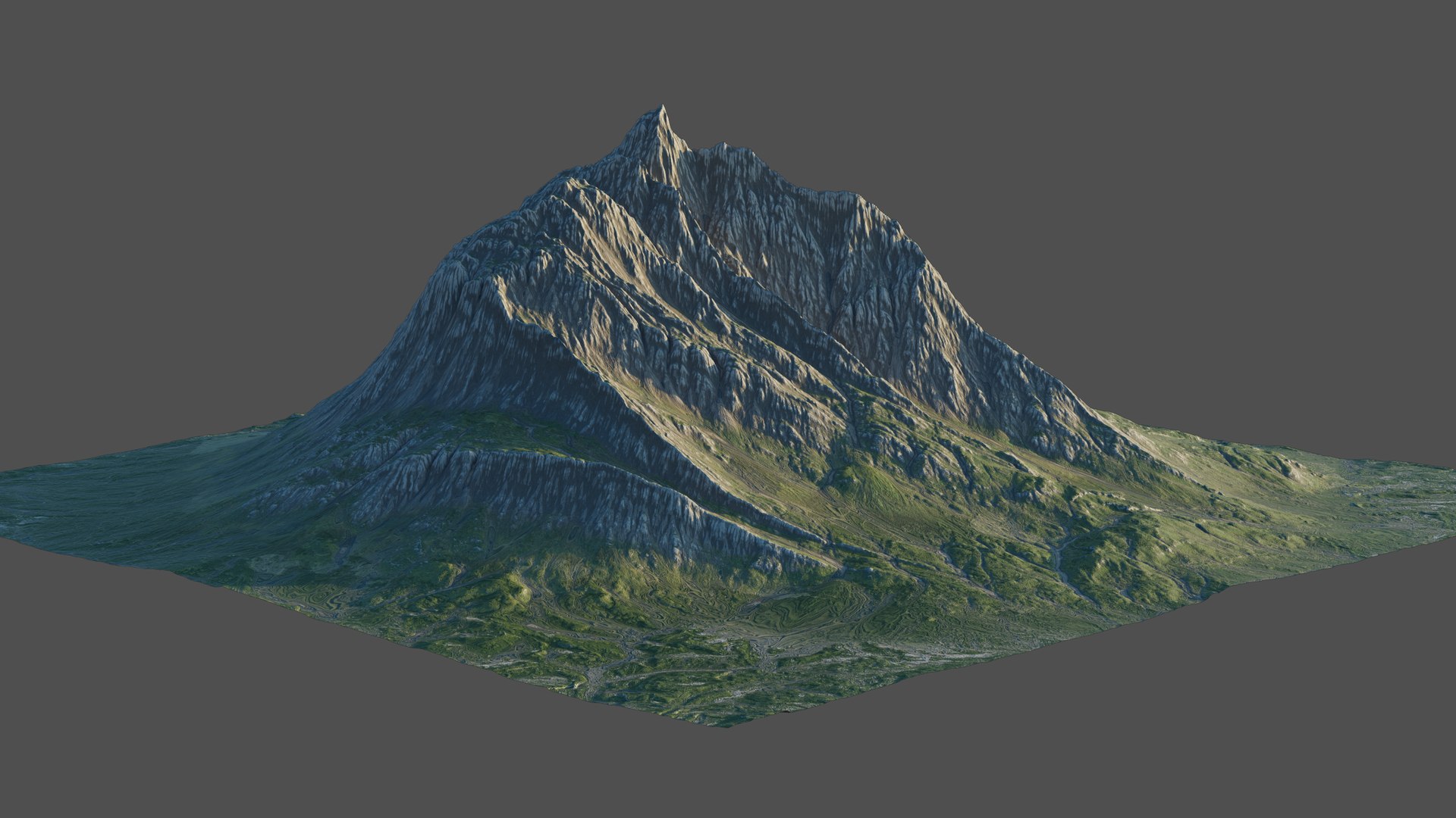 8K Detailed Mountain Landscape 3 3D Model - TurboSquid 1826877