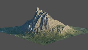 8K Detailed Mountain Landscape 3 3D model