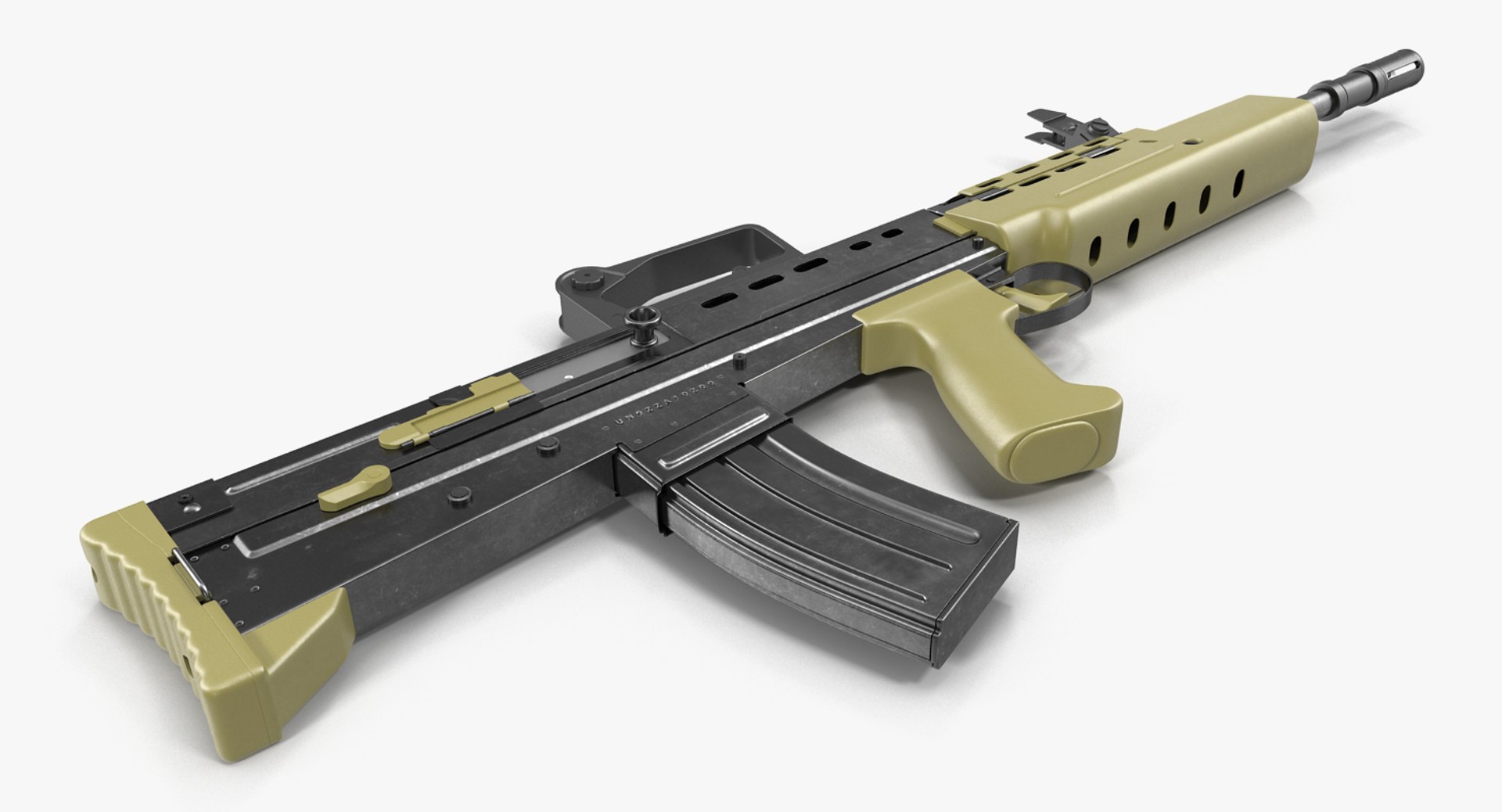 Bullpup Assault Rifle L85a2 3d Max