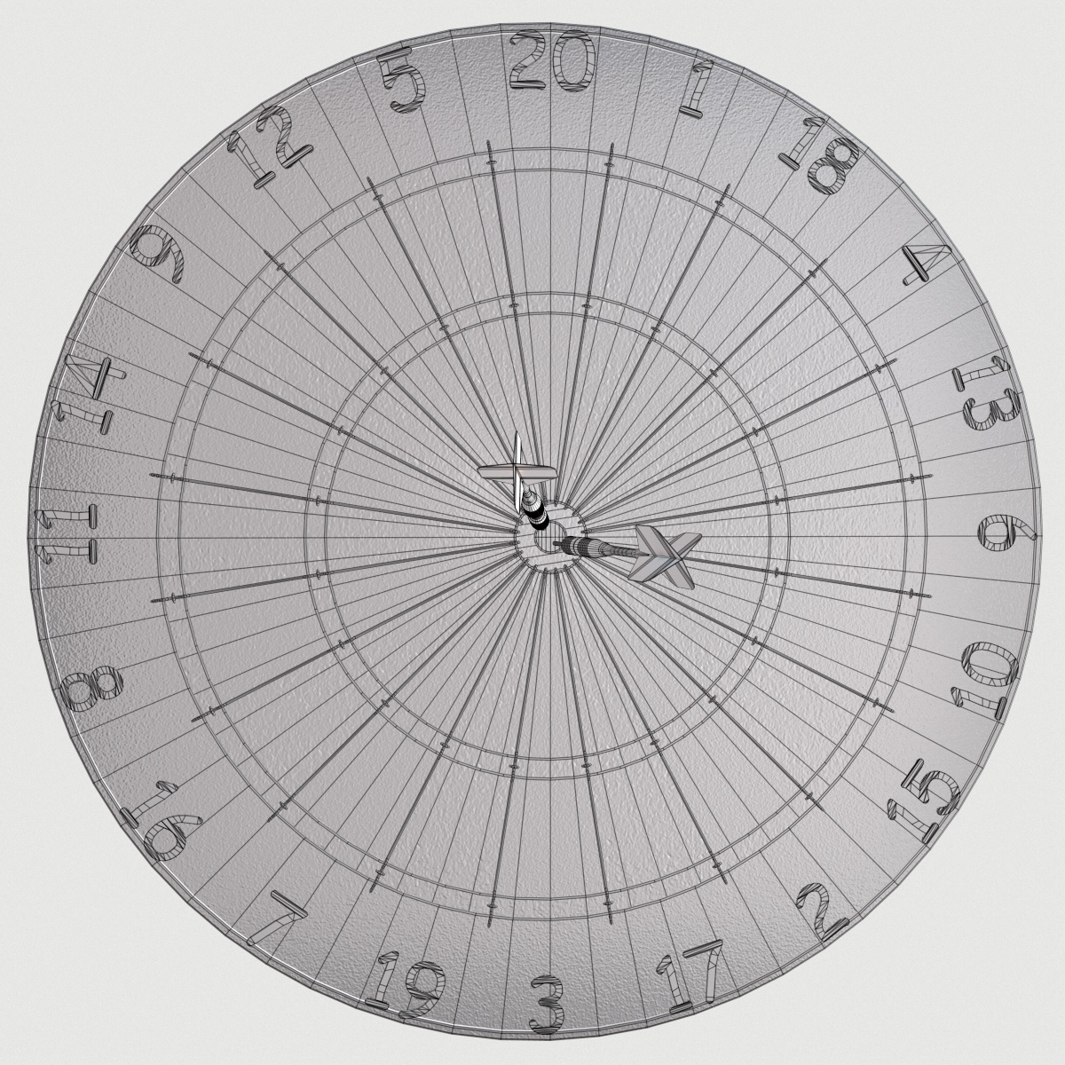 3D dartboard cabinet model - TurboSquid 1317179