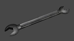 open wrench 3D model