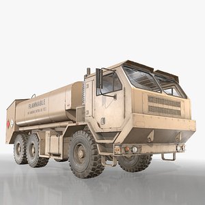 3D Military Truck V1 - Tanker