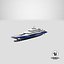 3D Linea Luxury Yacht Dynamic Simulation