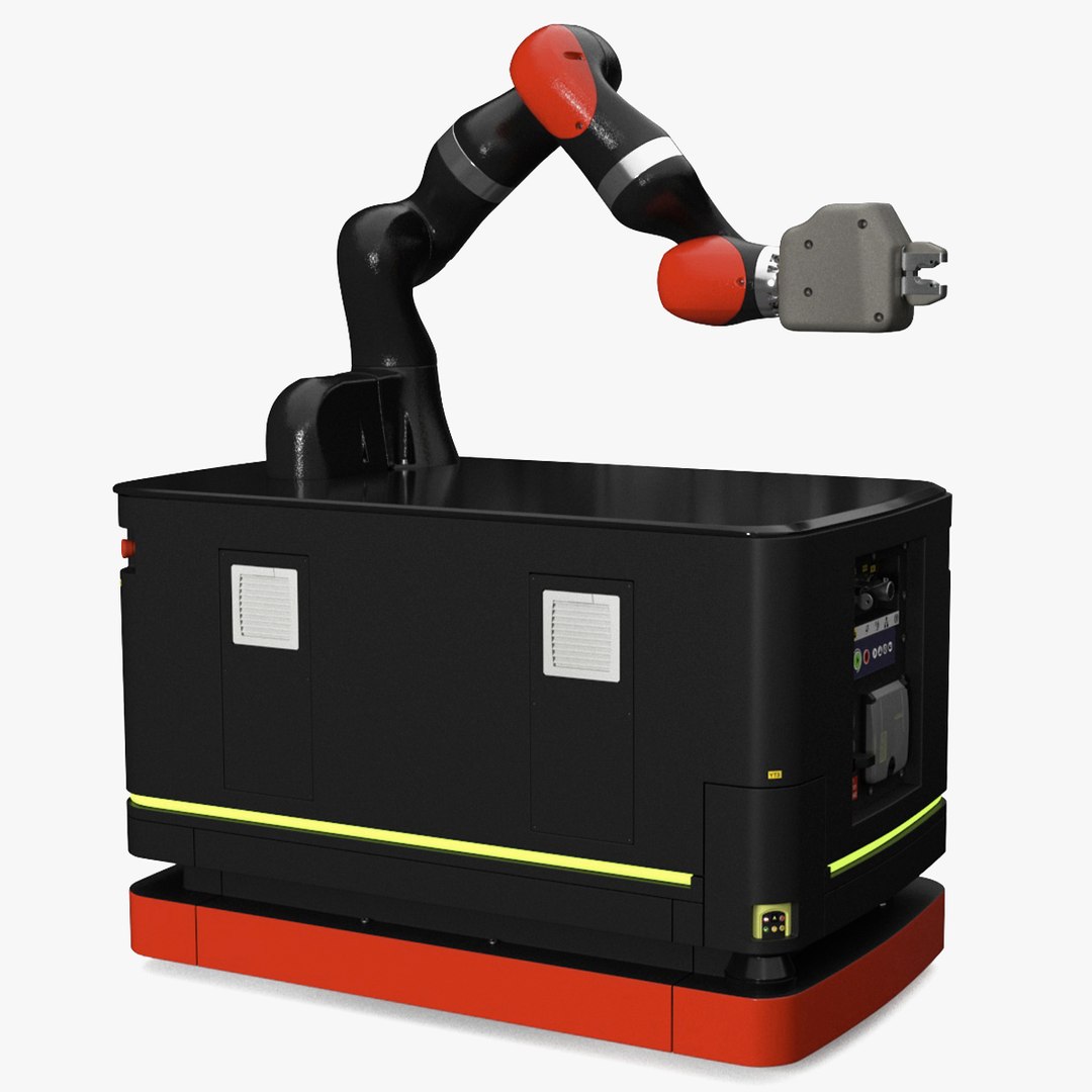 Autonomous Robot Hand with Manipulator 3D model preview