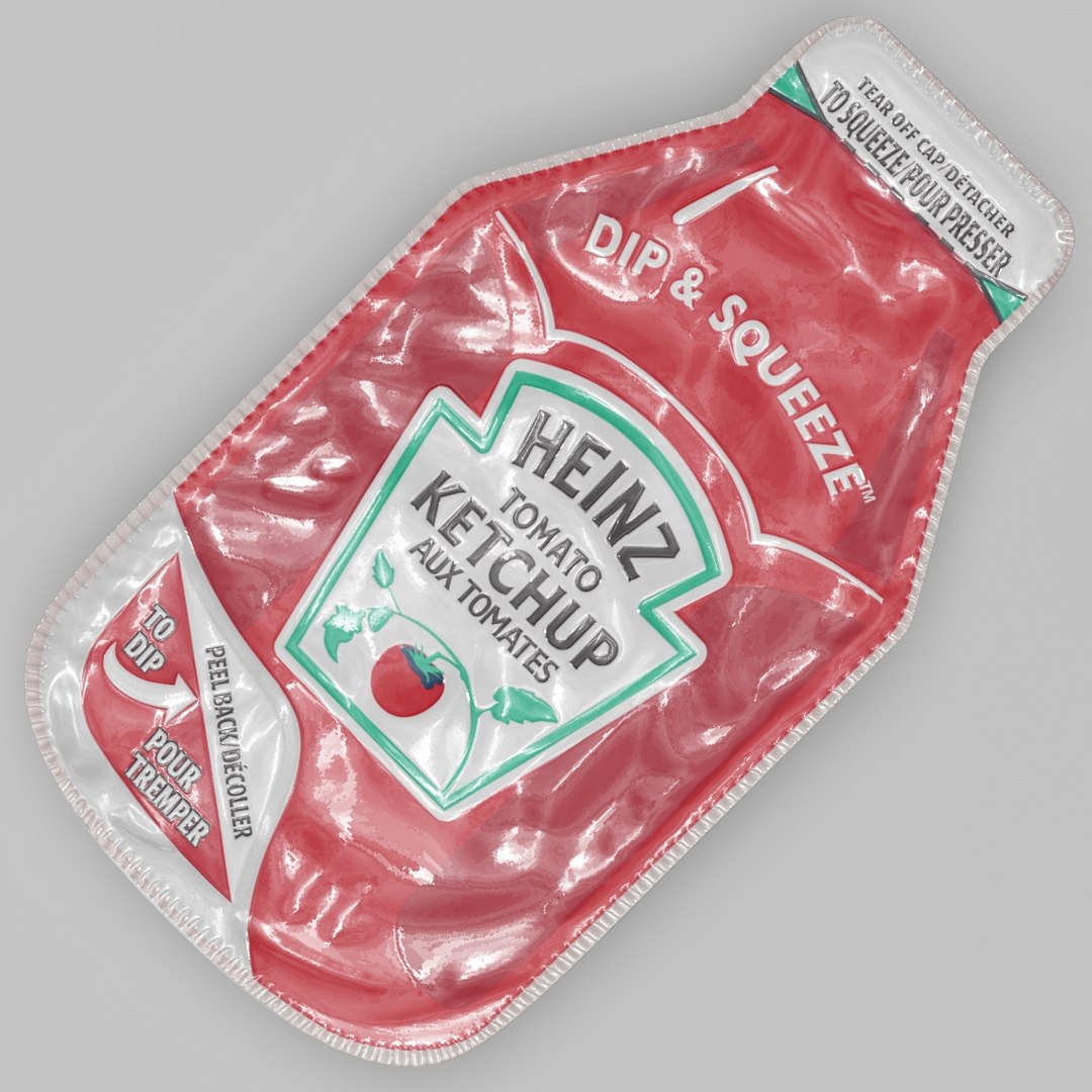 3ds Ketchup Heinz Dip Squeeze