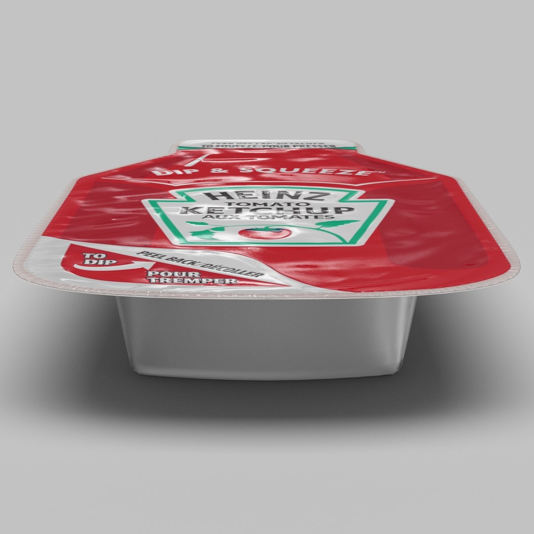 3ds Ketchup Heinz Dip Squeeze