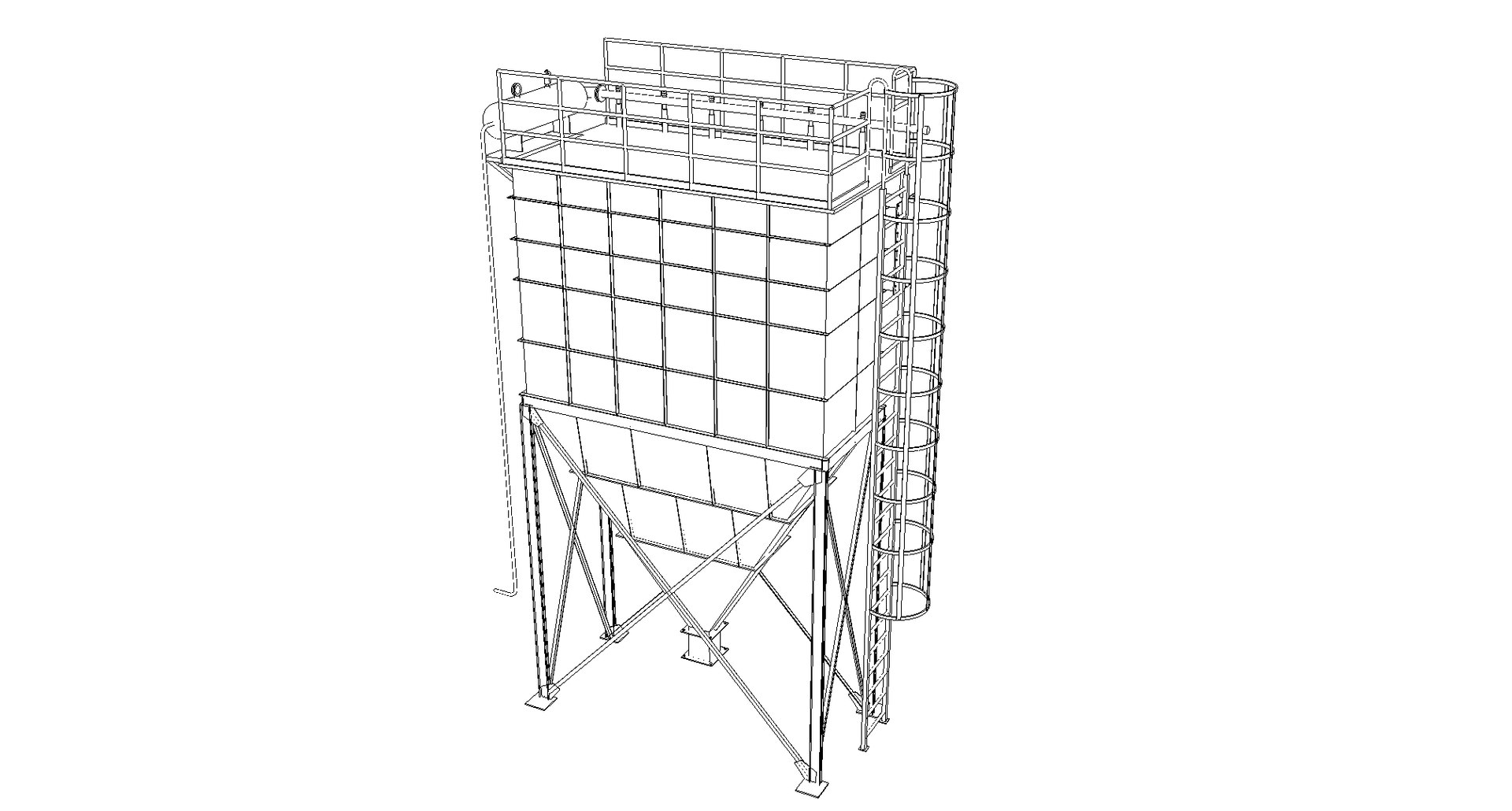 3D dust collector model - TurboSquid 2171143