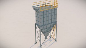 3D dust collector model