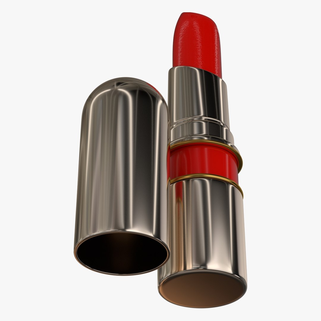 Lipstick Lips 3d Model