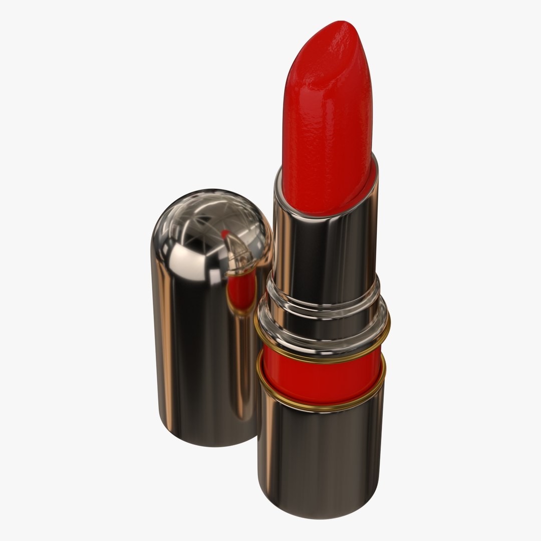 Lipstick Lips 3d Model