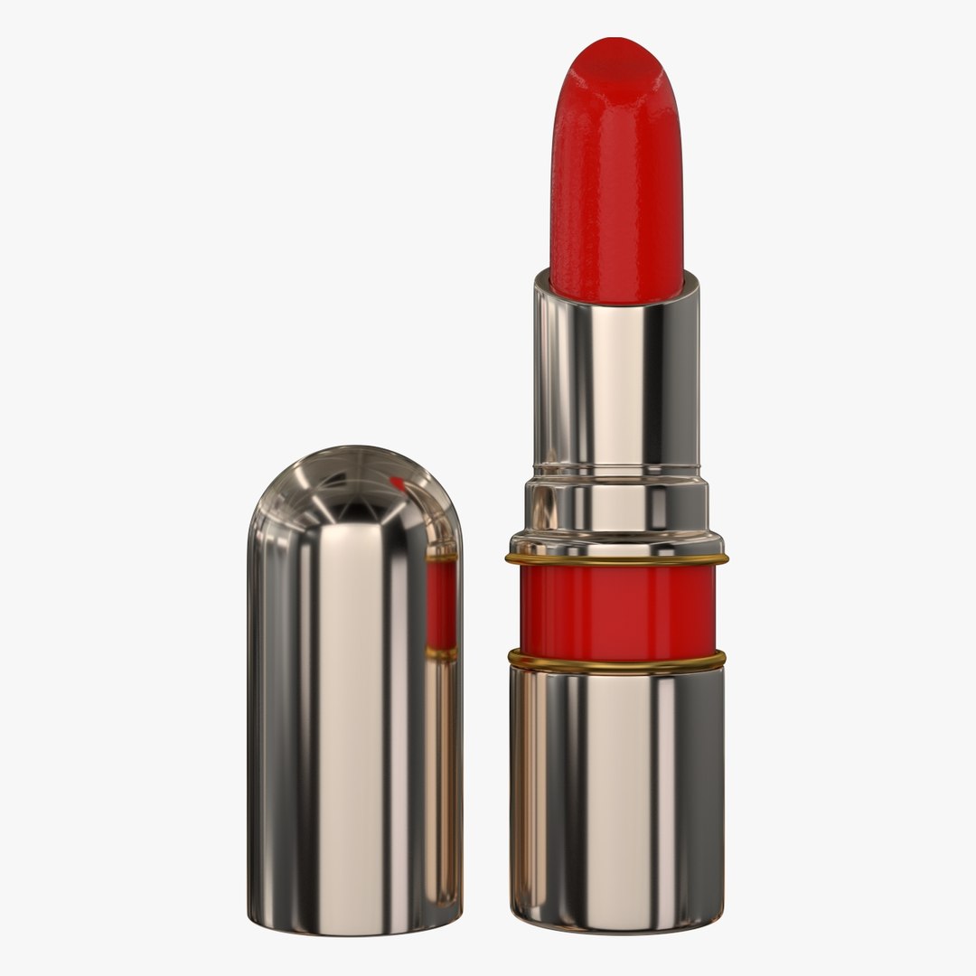 Lipstick Lips 3d Model