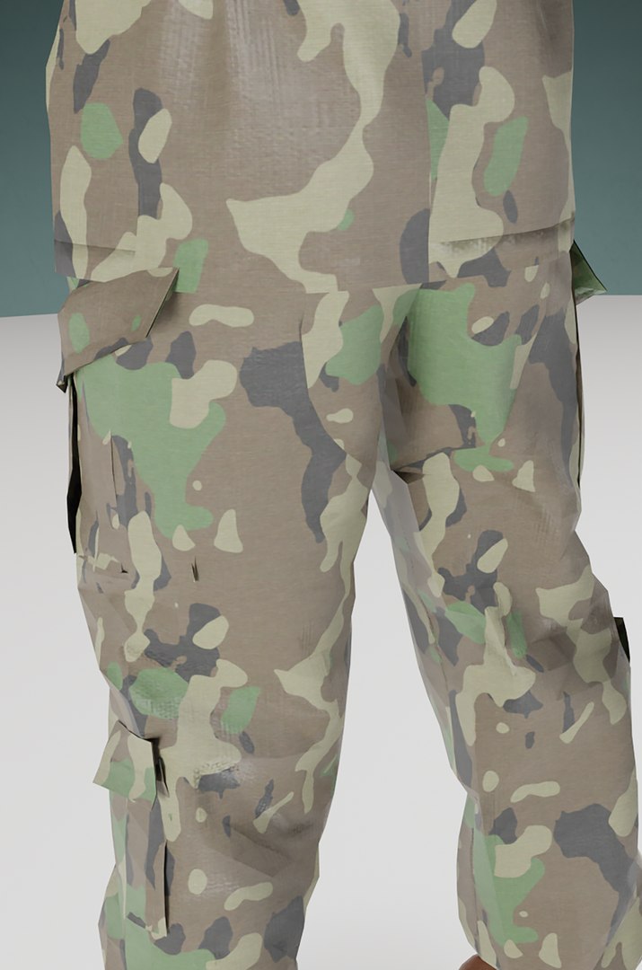 3D Us Soldier ACU Model - TurboSquid 1958305