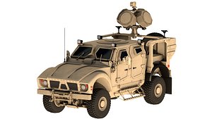 3D Oshkosh M-ATV with X-MADIS Anti Drone System