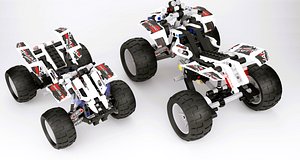 3D Quad Bike model