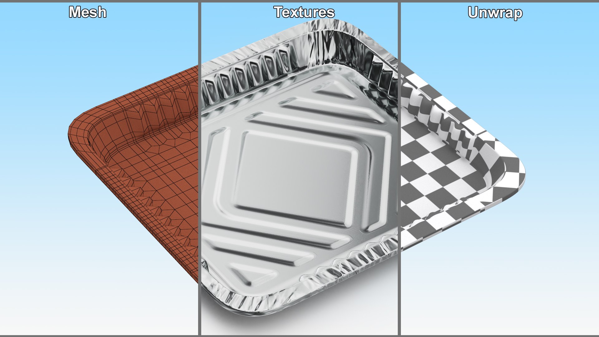 Disposable Aluminum Tray for Food 32x32x3cm 3D model https://p.turbosquid.com/ts-thumb/wy/2ES7oC/ki/disposablealuminumtrayforfood32x32x3cmvray3dmodel009/jpg/1674484412/1920x1080/fit_q87/bf38a707670d6b8c3513172c8498c6fd01f0fd4c/disposablealuminumtrayforfood32x32x3cmvray3dmodel009.jpg