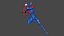 Spider-Man 2099 de baja poli