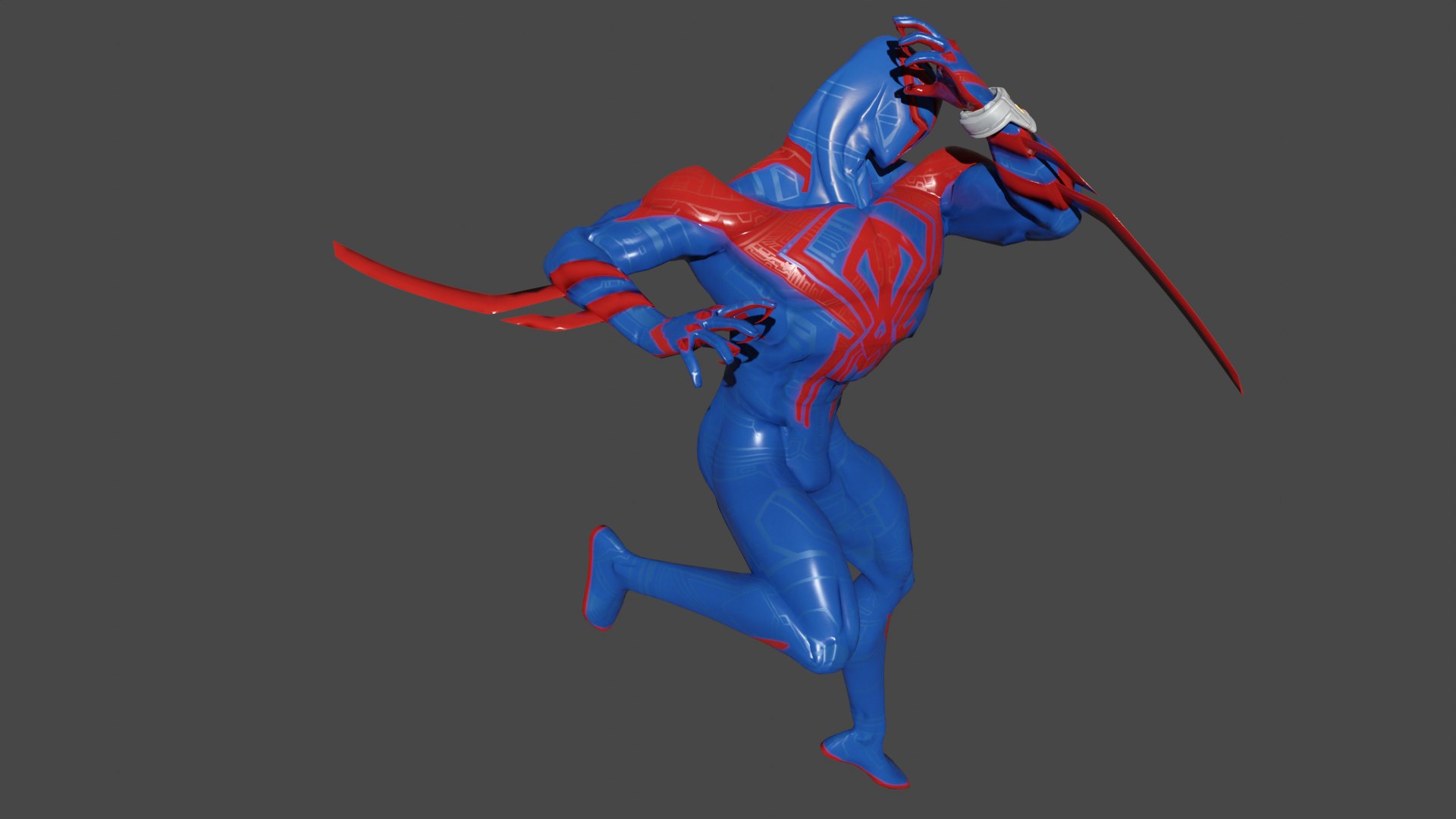 Spider Man 2099 low-poly 3D model https://p.turbosquid.com/ts-thumb/wy/2LQSiX/tr/20001/png/1773070487/1920x1080/fit_q87/cb99ab2a173d514bd7181da3170afb45faabf08b/20001.jpg