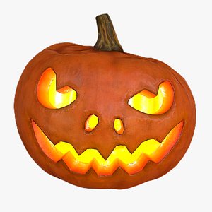 3D model halloween pumpkin