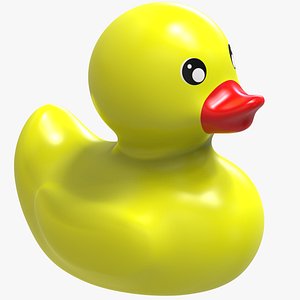 3D model Yellow Rubber Duck
