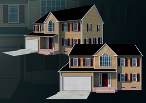 House 01 -High Low Poly