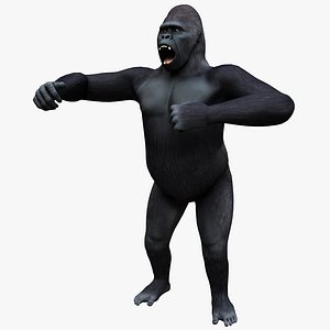 gorilla pose 1 3ds