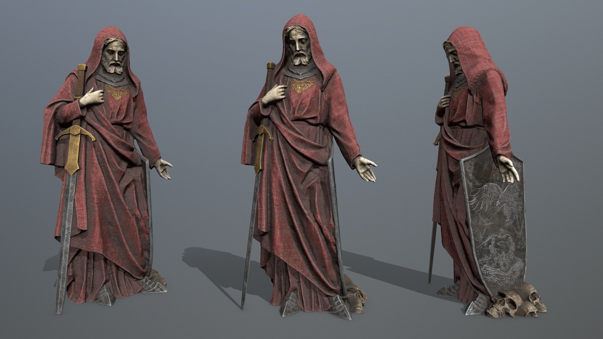 Man Statue Model - TurboSquid 2054486