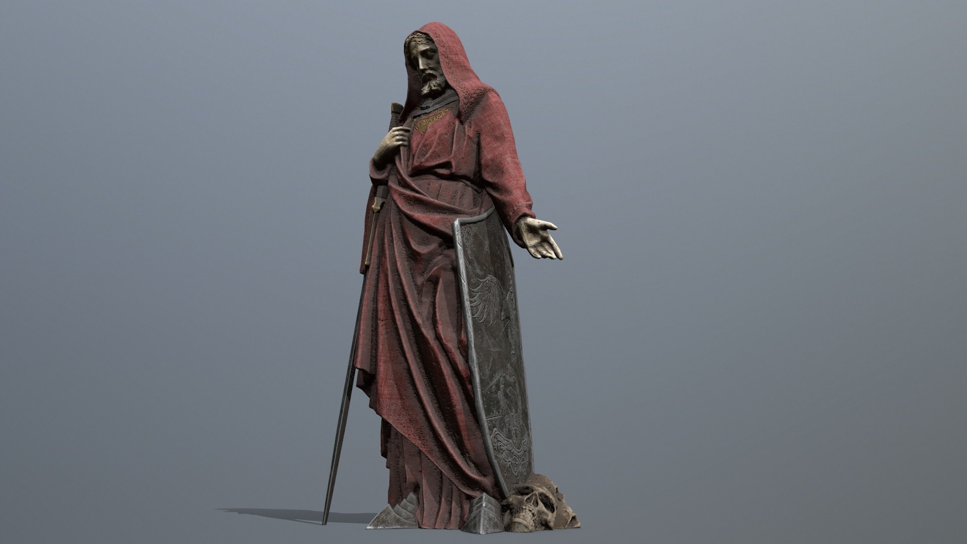 Man Statue model - TurboSquid 2054486