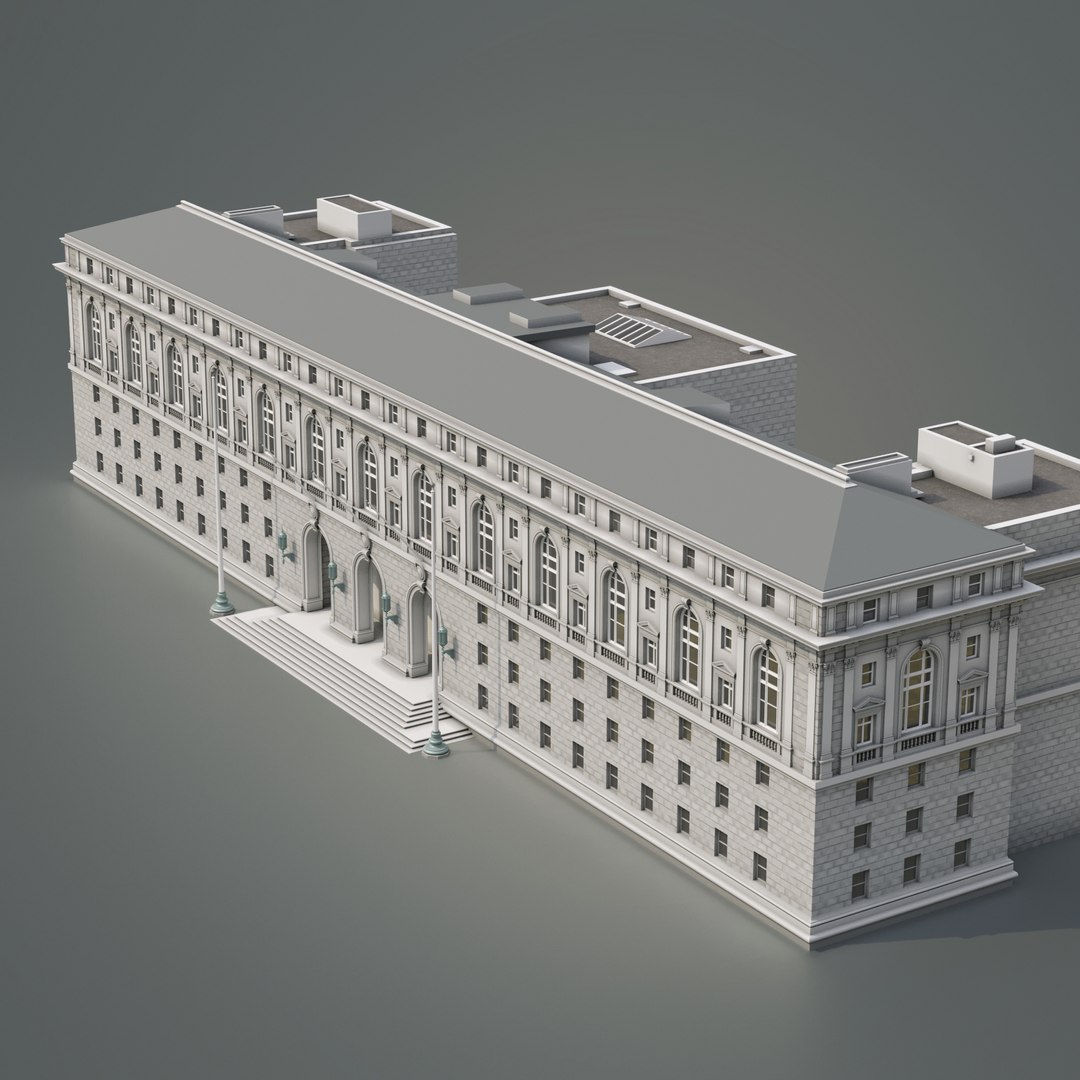 Superior Court Of California County Of San Francisco 3D Model
