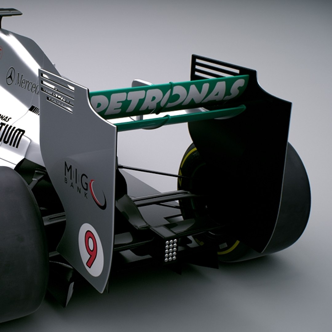 3d Model Formula 1 2013 Mercedes