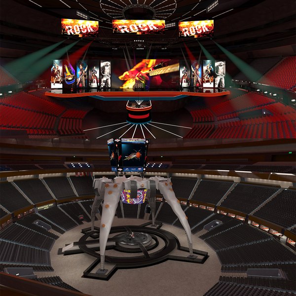 3D Concert Stadium 3D model
