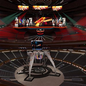 3D Concert Stadium