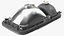 Right Rectangular Halogen H4 Truck Headlight