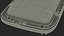 Right Rectangular Halogen H4 Truck Headlight