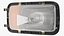 Right Rectangular Halogen H4 Truck Headlight