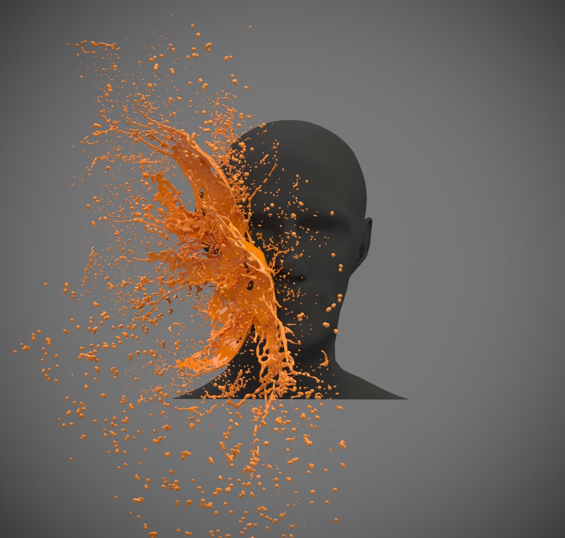 Water Face Splash 3D Model - TurboSquid 1162394