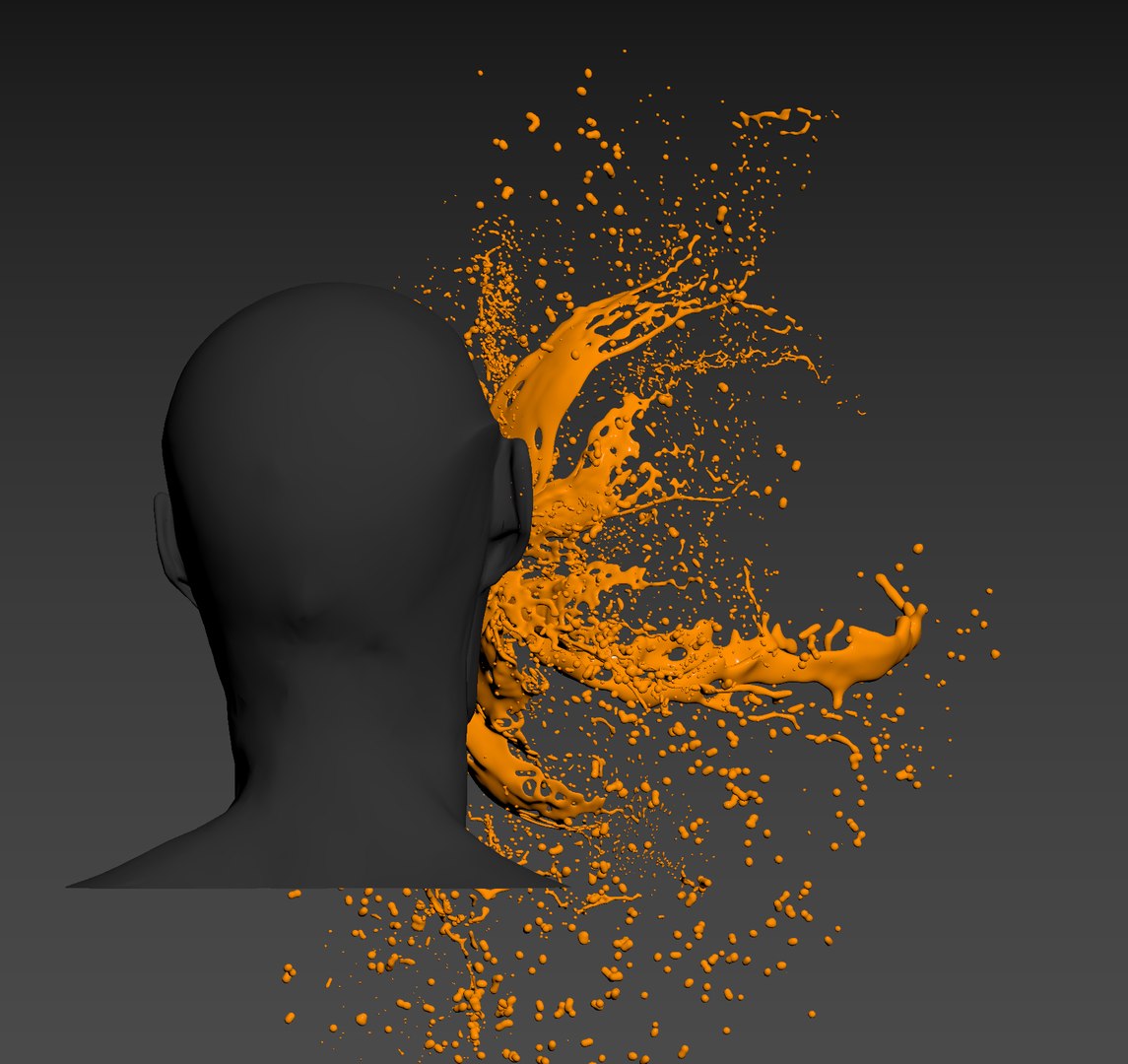 Water Face Splash 3D Model - TurboSquid 1162394