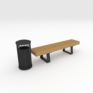 3D Bench Park 26