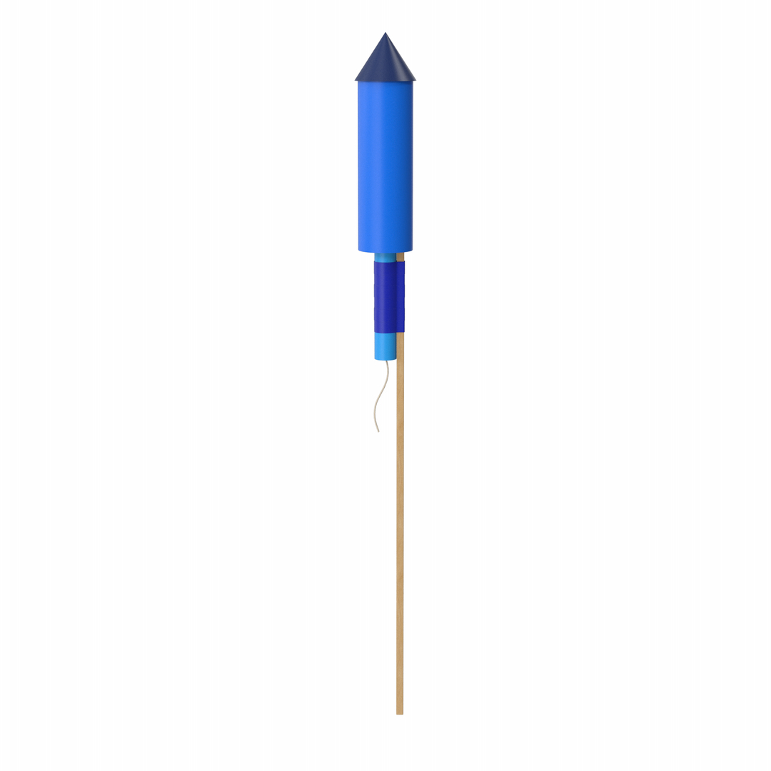 Firework Rocket Model - TurboSquid 2206071