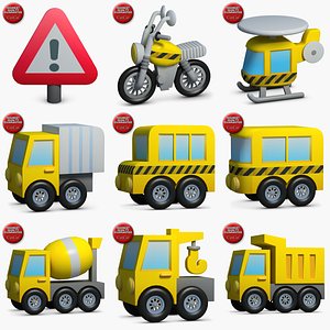construction icons small pack 3 3d max