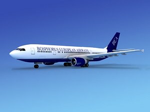 3d model airline airbus a300
