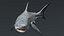 Great White Shark Rigged For Maya