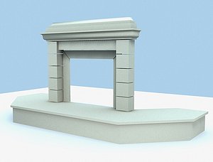 max limestone fireplace