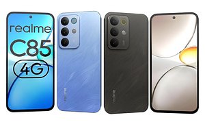 Realme C85 4G Black And Blue 3D model