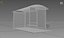 3d bus stop model