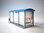 3d bus stop model