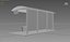 3d bus stop model